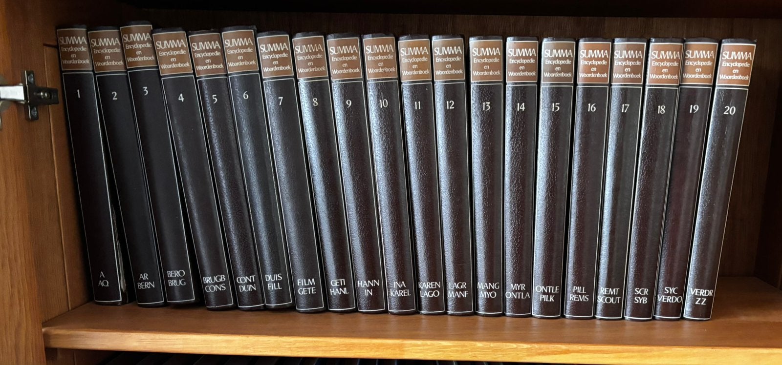 Summa Encyclopedie en Woordenboek 20 delen, zeer goede staat, Boeken, Ophalen, Zo goed als nieuw, Algemeen