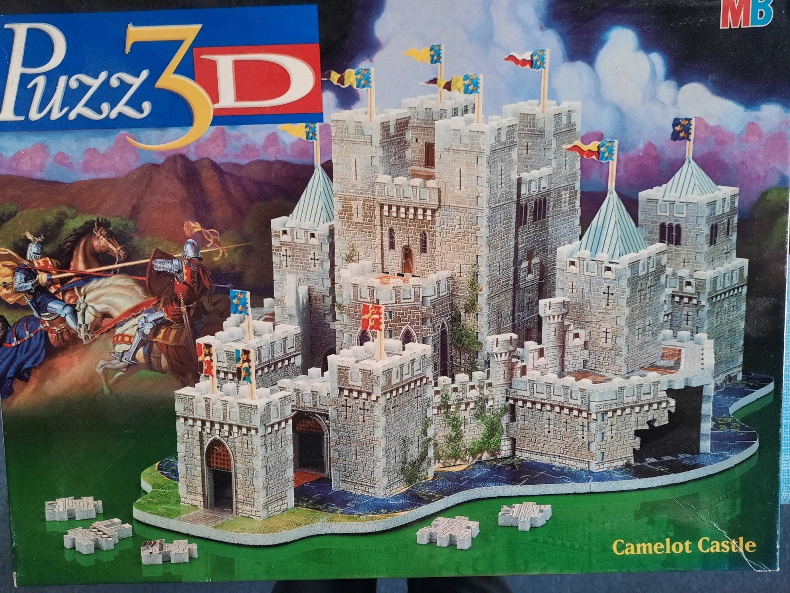 Puzz 3D Camelot Kasteel 620 stukjes, Ophalen of Verzenden, 500 t/m 1500 stukjes, Gebruikt, Rubik's of 3D-puzzel