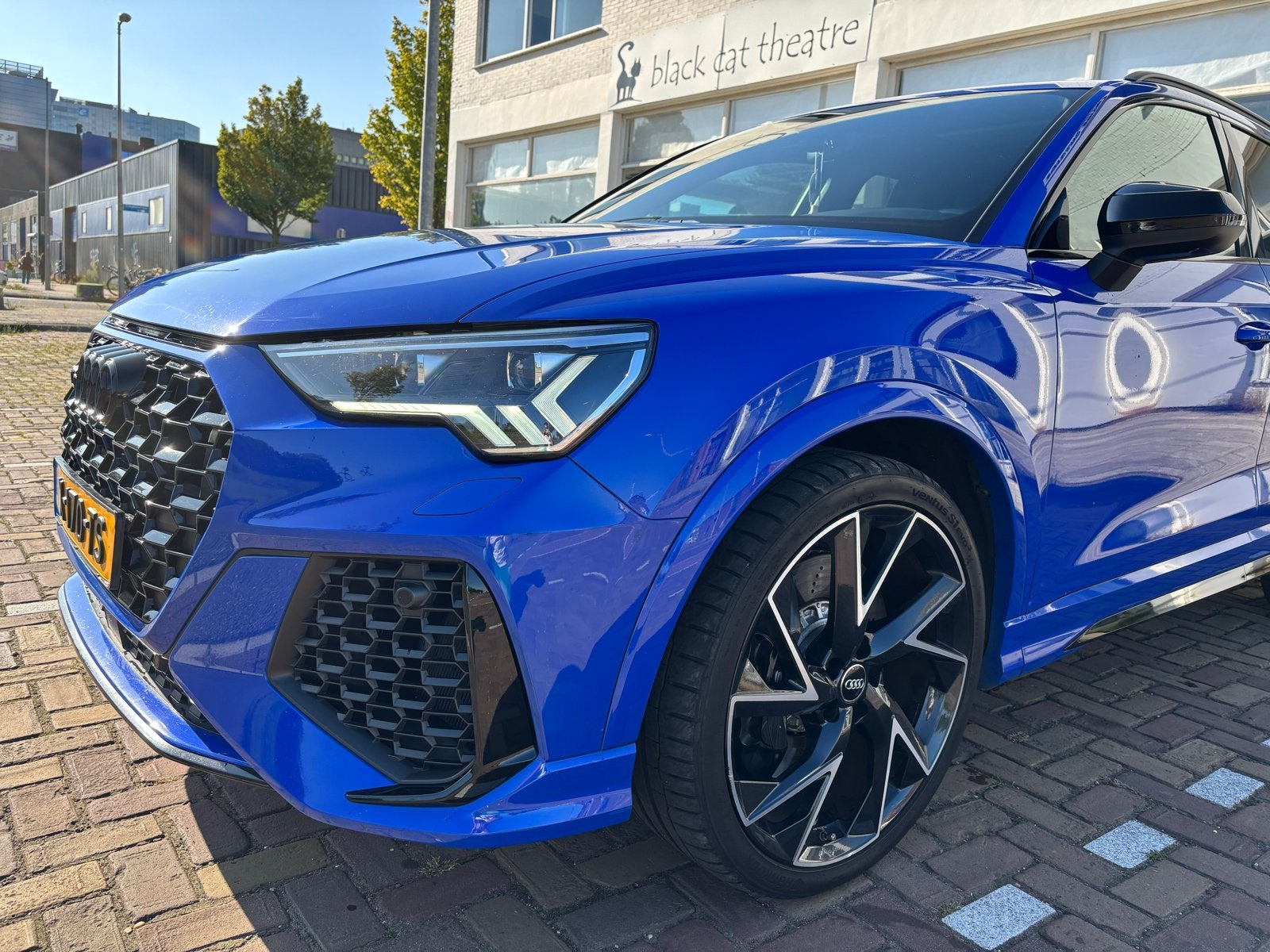 Audi RS Q3 2.5 TFSI 400pk Quattro S tronic | 2020 | Trekhaak, Auto's, Automaat, Zwart, Blauw, Lichtsensor