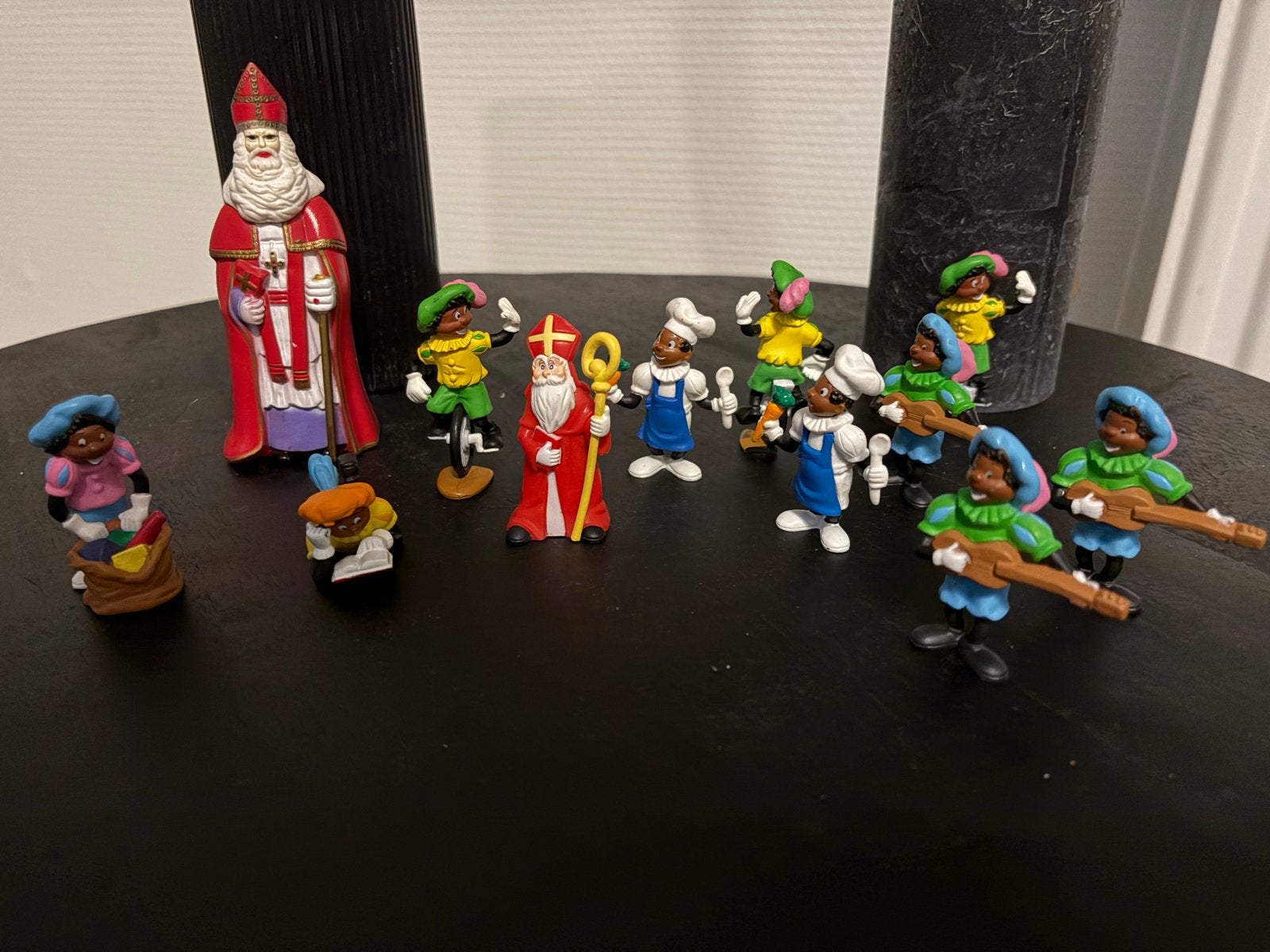 Sint en Piet poppetjes( blokker ), Ophalen of Verzenden, Zo goed als nieuw