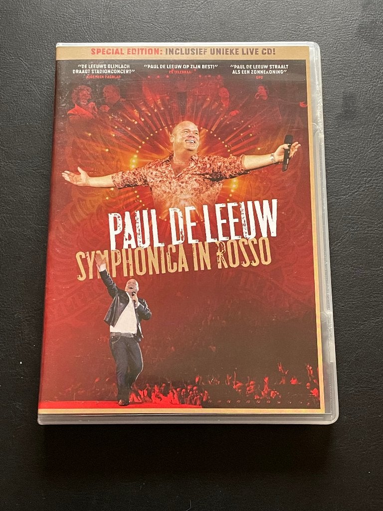 Paul de Leeuw - Symphonica in Rosso (Special Edition), Cd's en Dvd's, Alle leeftijden, Nederlands, Bonusmateriaal, Zo goed als nieuw