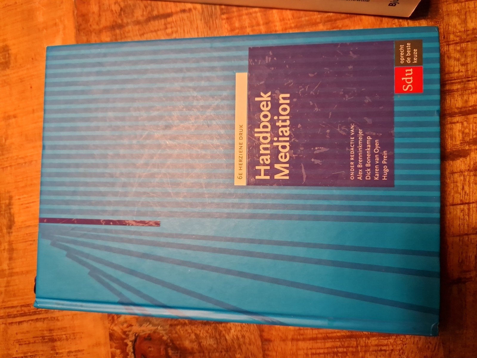 Handboek Mediation - 6e herziene druk (met markeringen), Ophalen of Verzenden, Gelezen, Niet van toepassing, Alex Brenninkmeijer, Dick Bonenkamp, Hugo Pijls, Hugo Picin