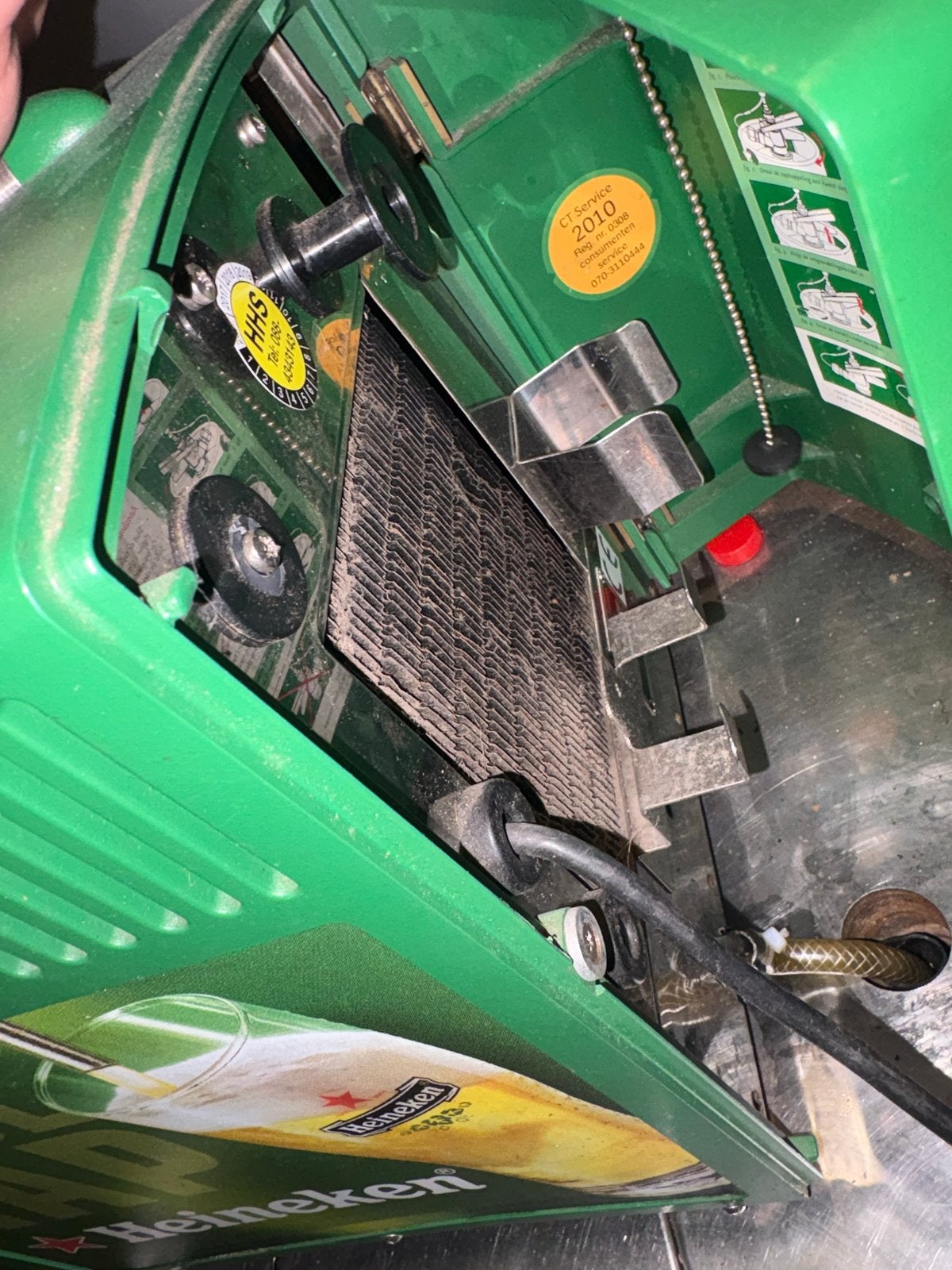 Heineken Cool Tap biertap met CO2-fles en fust, Ophalen of Verzenden, Gebruikt, Overige typen