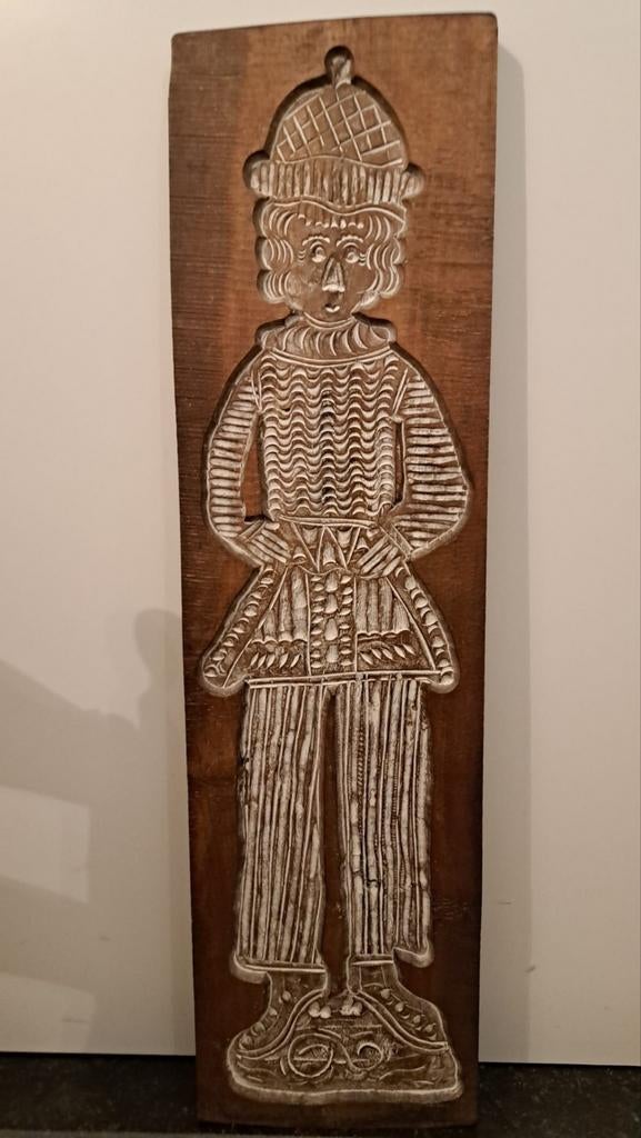 Houten speculaasplank, Ophalen