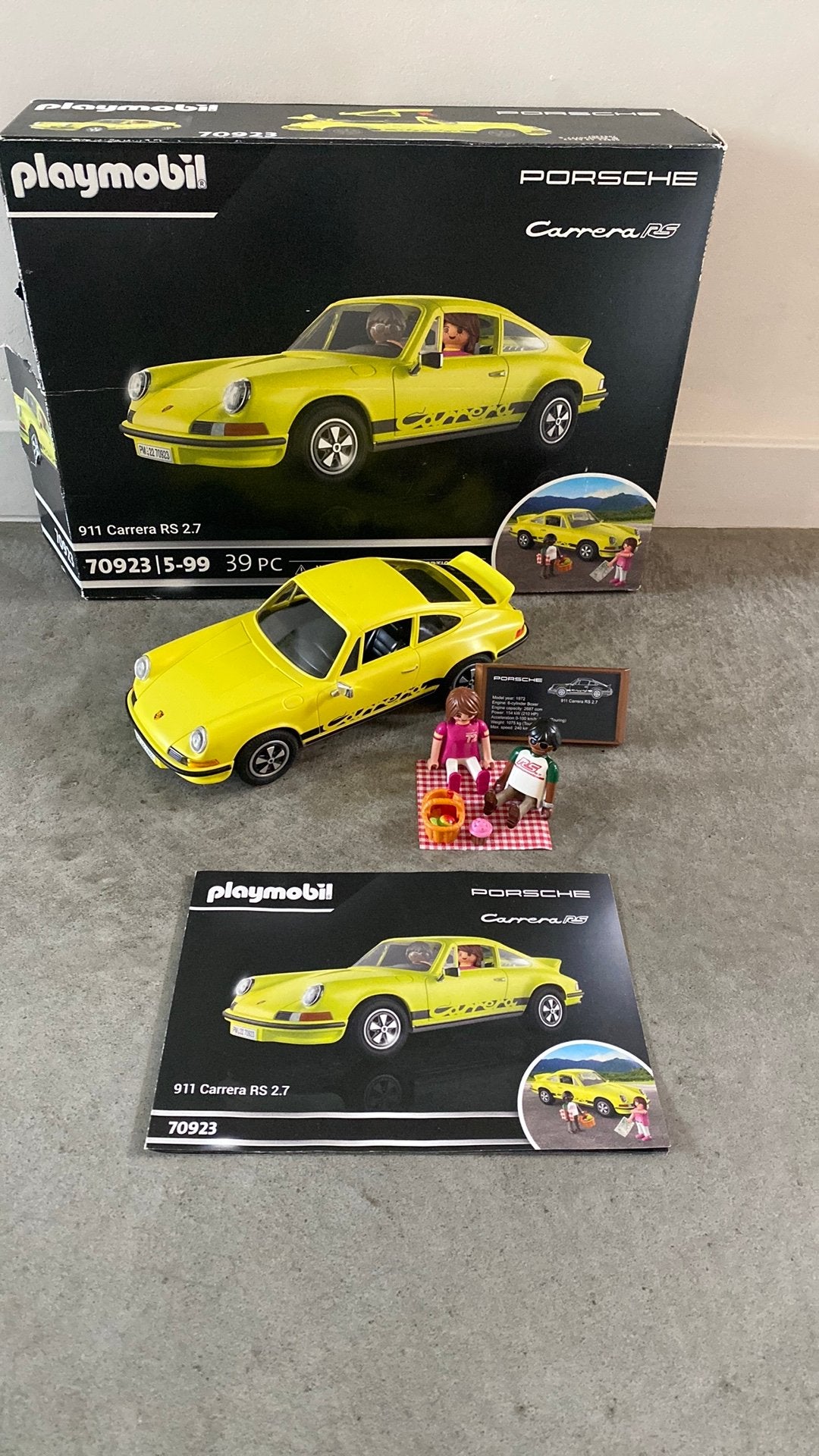 Playmobil Porsche carrera rs, Ophalen of Verzenden, Nieuw, Complete set
