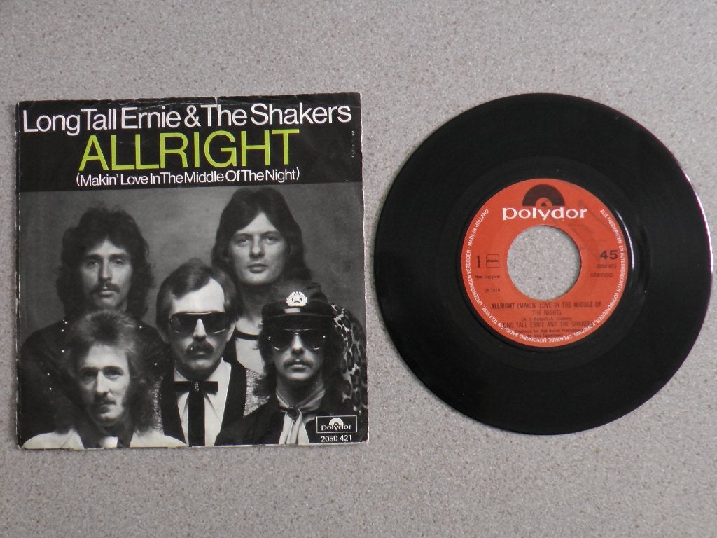Long Tall Ernie & Shakers - Allright VINYL SINGLE, Gebruikt, 7 inch, Pop, Fotohoes