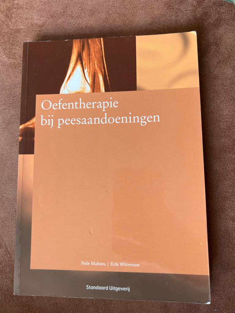 Oefentherapie bij peesaandoeningen - Nele Mahieu, Ophalen of Verzenden, Beta, Gelezen, HBO