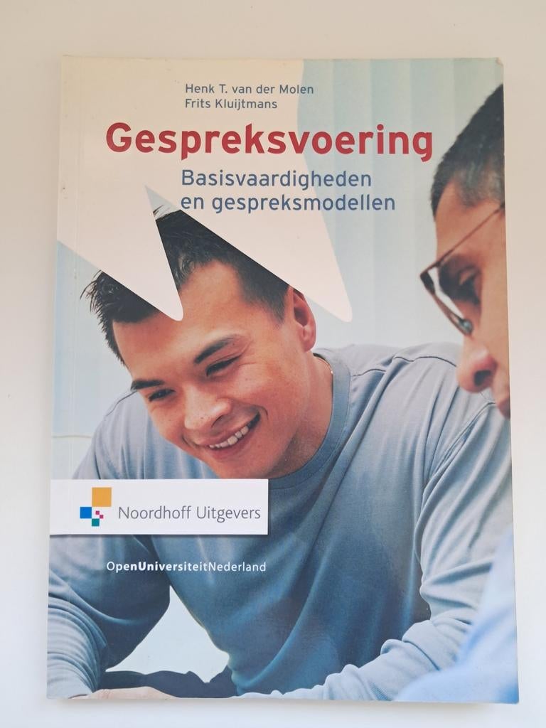 Gespreksvoering: Basisvaardigheden en gespreksmodellen, Boeken, Henk T. van der Molen, Frits Kluijtmans, Zo goed als nieuw, Gamma