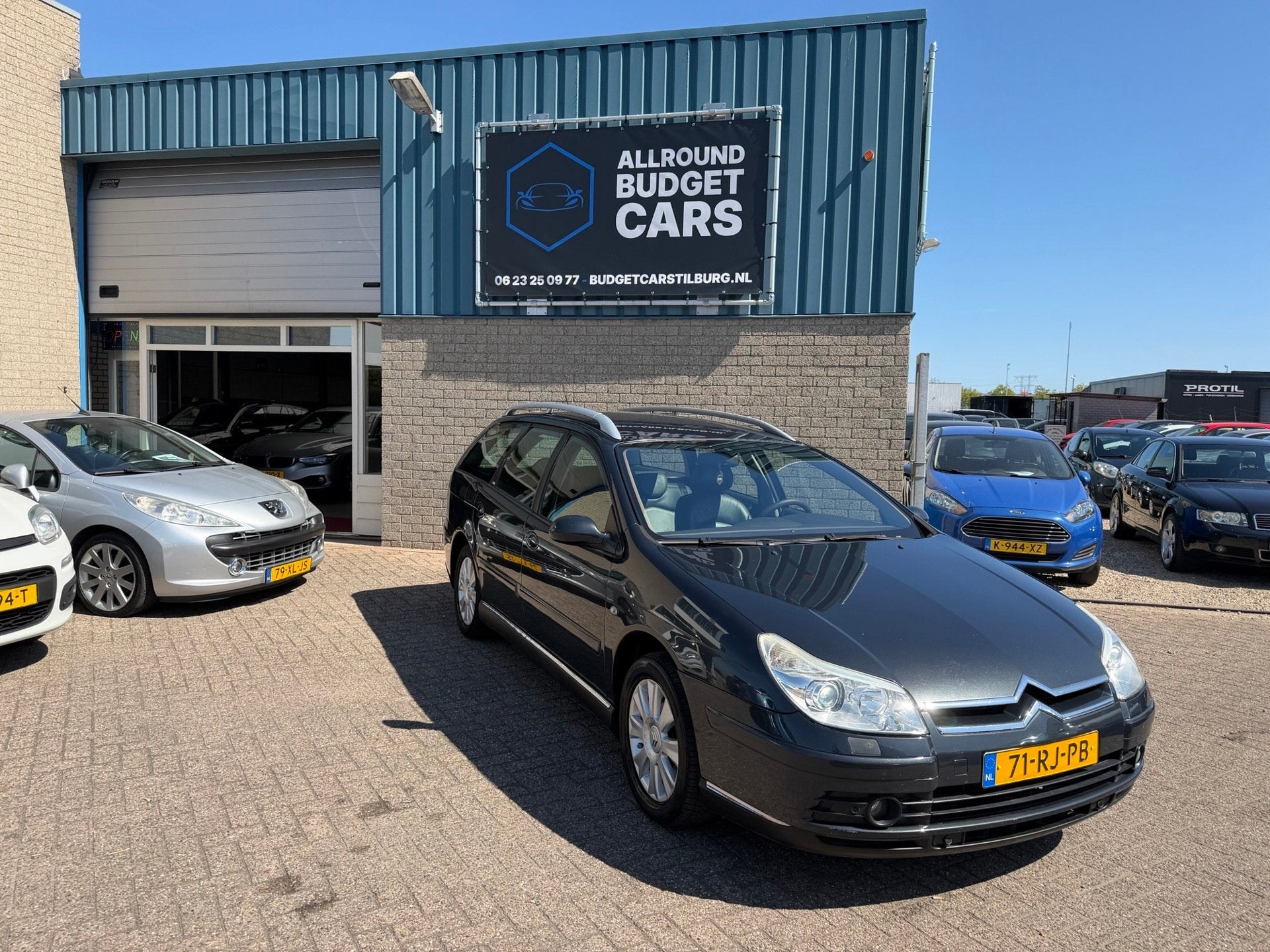 Citroen C5 Break 2.0-16V Exclusive automaat, Auto's, Citroën, Gebruikt, Zwart, 4 cilinders, Automatische klimaatregeling