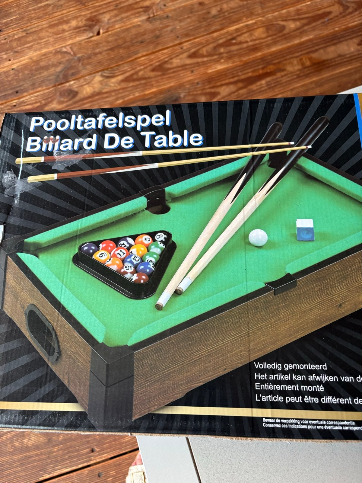 Pooltafelspel Biljart De Table - Nieuw in doos, Ophalen, Nieuw