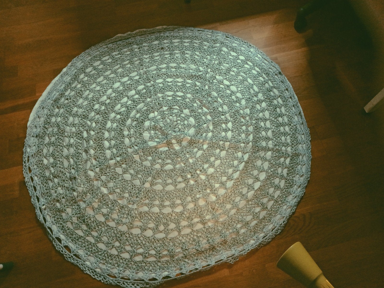 rond gehaakt kleed 125 cm doorsnee, Ophalen, Rond