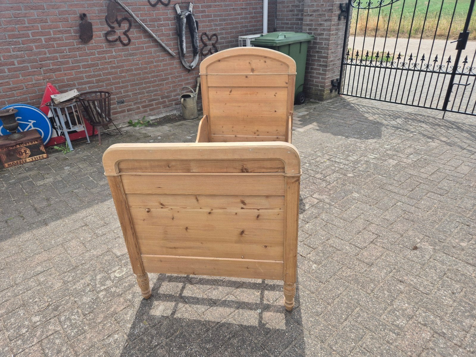 Antiek houten kinderbed / ledikant, Ophalen
