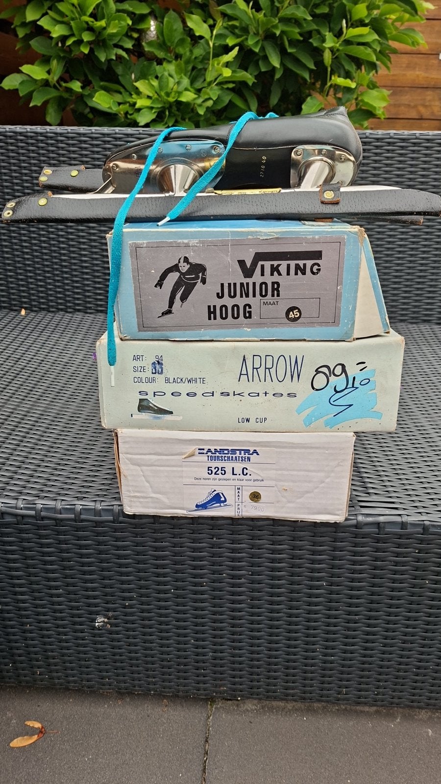 4 paar schaatsen spotgoedkoop, Ophalen, Gebruikt