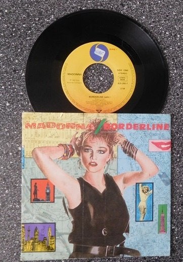 Madonna - borderline (vanaf € 1,50), Cd's en Dvd's, Ophalen of Verzenden, Zo goed als nieuw, 7 inch, Pop
