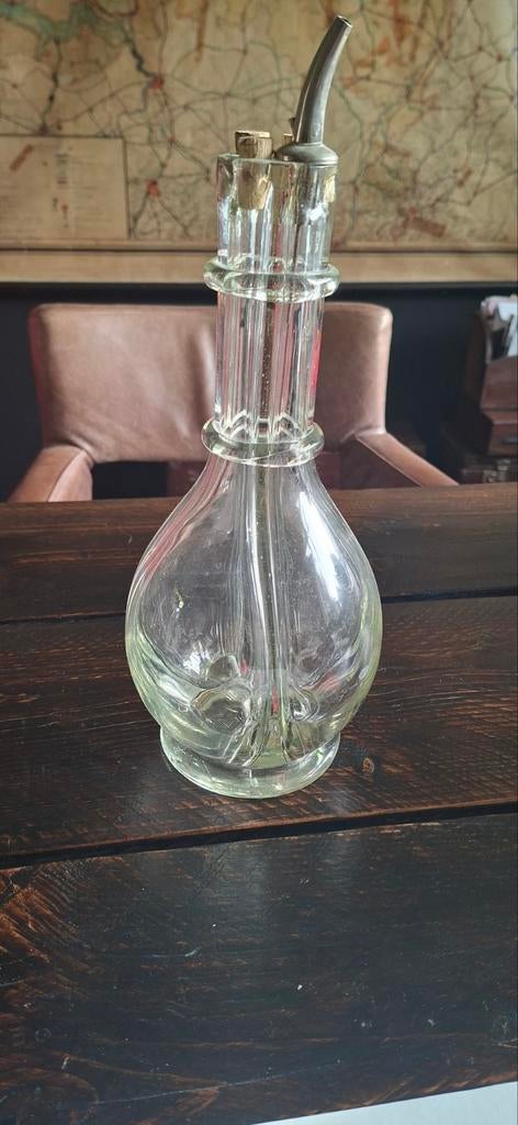 Olie & Azijn Fles / Likeurfles, Antiek en Kunst, Antiek | Glas en Kristal, Ophalen of Verzenden
