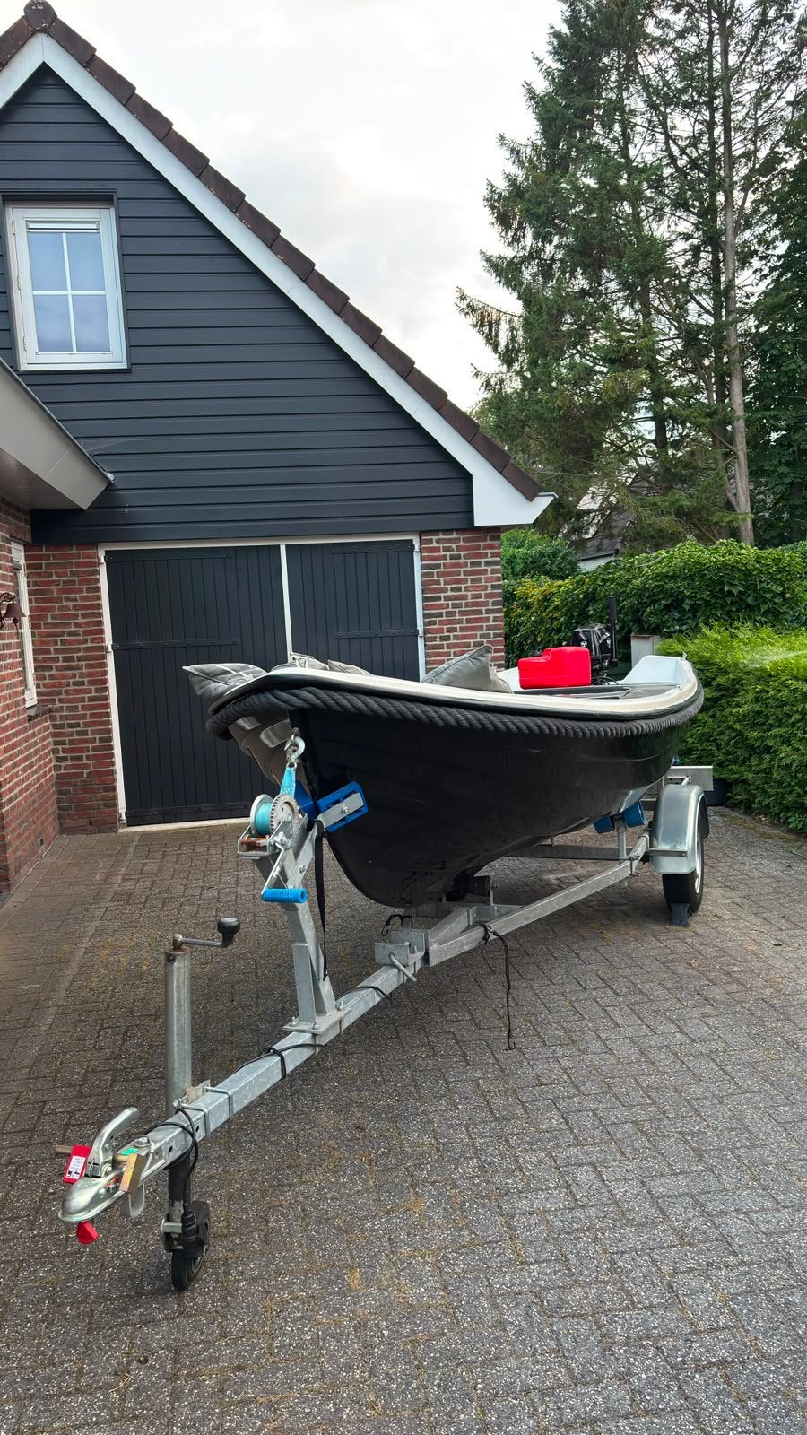 Te koop leuke sloep, Watersport en Boten, Vis- en Consoleboten, Zo goed als nieuw, Overige merken, Viertaktmotor, Benzine, Tot 10 pk