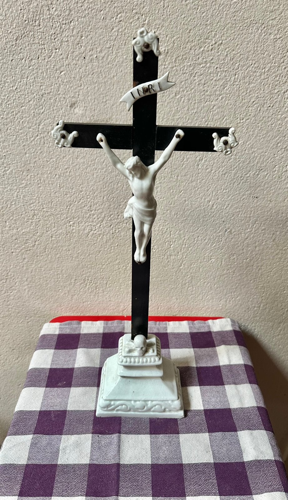 Jezus aan het kruis, Ophalen of Verzenden, Gebruikt, Beeld(je), Christendom | Katholiek