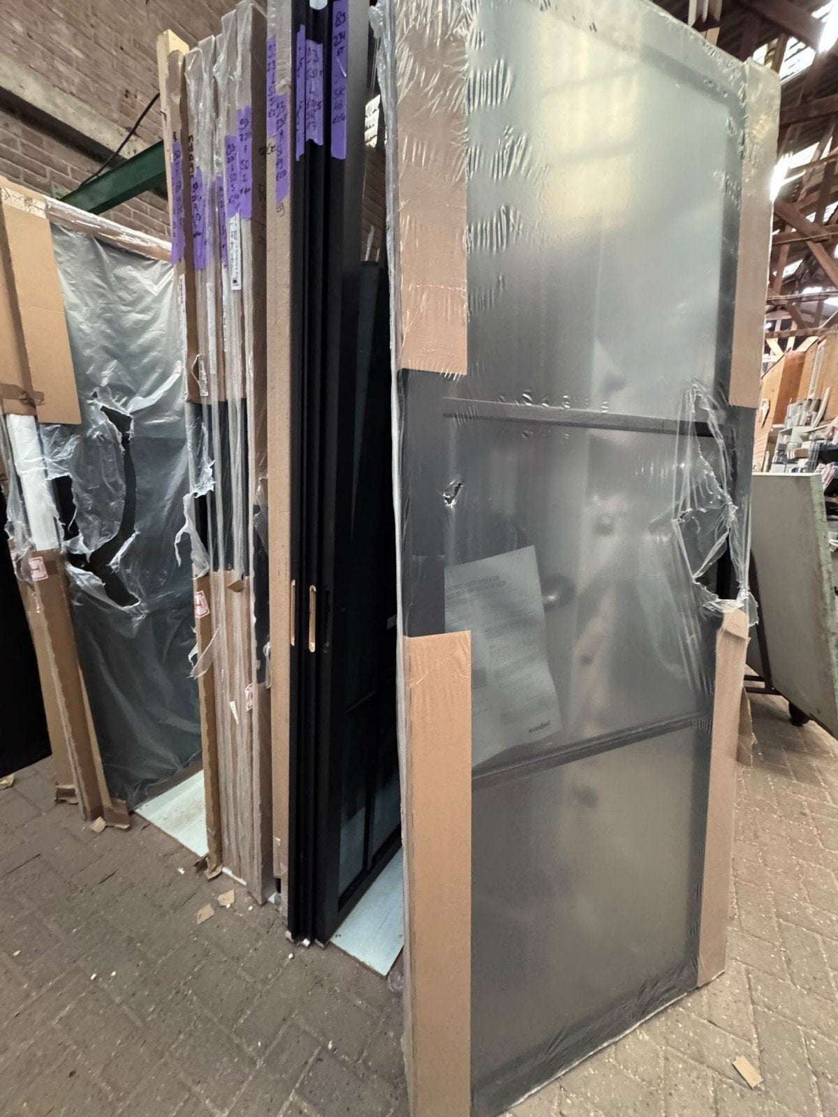 93x231,5 binnendeur opdek Rechts Svedex nieuw SD9, Ophalen, Binnendeur, Nieuw, Glas