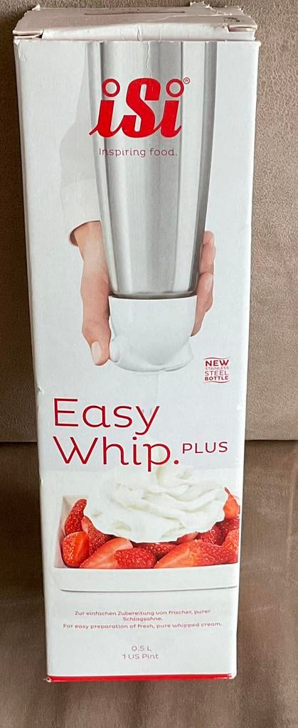 Nieuwe ISI whip plus slagroomspuit, Ophalen of Verzenden, Nieuw, Taarten of Cupcakes, Bakvorm