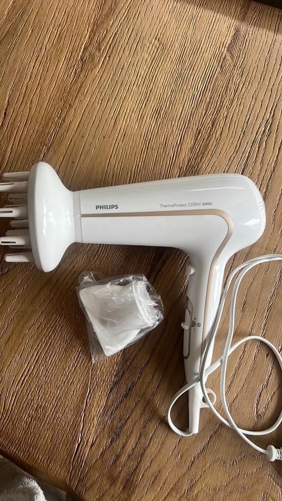Philips Thermoprotect 2200W Föhn met diffuser, Witgoed en Apparatuur, Persoonlijke-verzorgingsapparatuur, Ophalen of Verzenden