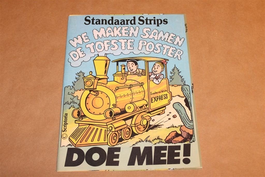 Suske en Wiske - We maken samen de tofste poster - 1984, Eén stripboek, Ophalen of Verzenden, Zo goed als nieuw