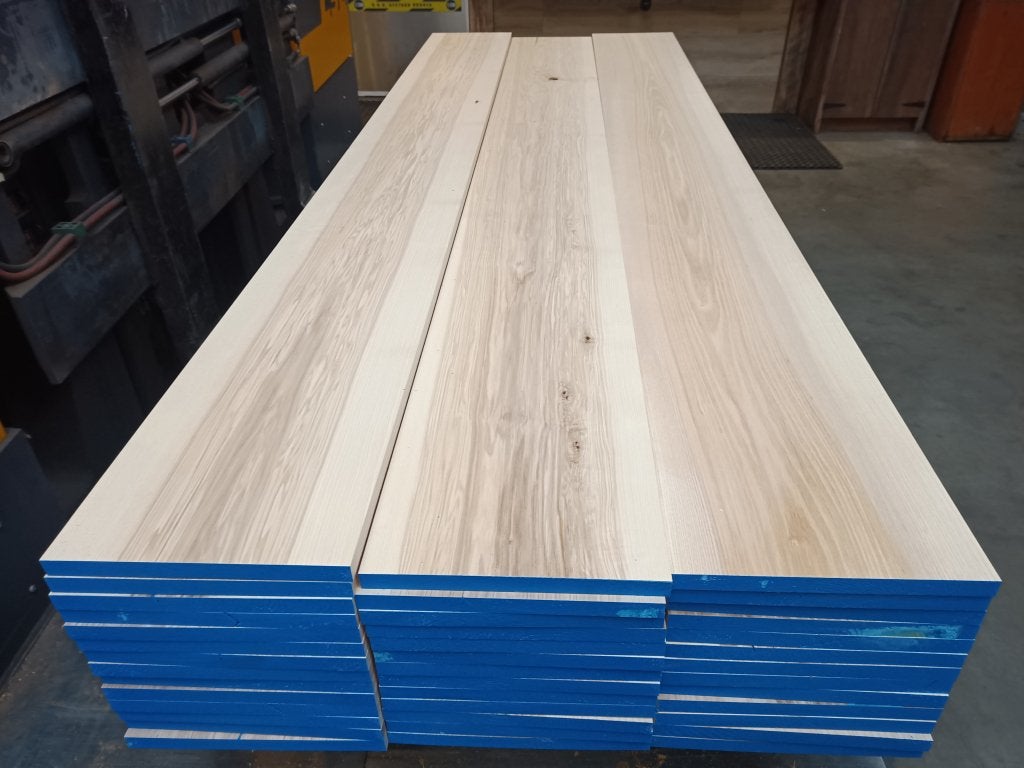 Meubel droog Essen hout 20x200 tot 280mm breed, Doe-het-zelf en Verbouw, Hout en Planken, Minder dan 25 mm, Nieuw, Ophalen of Verzenden