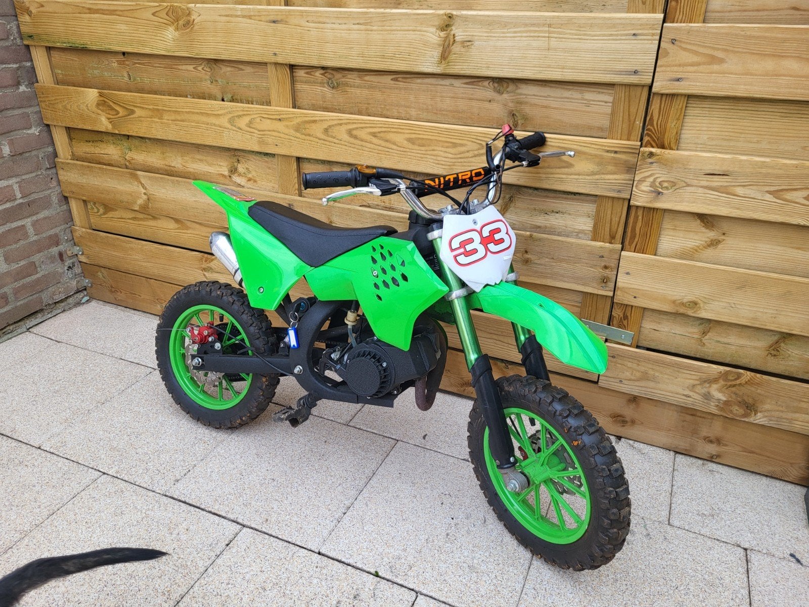pitbike dirtbike 50cc 2 takt crosmotor nitro, Ophalen, Overige merken