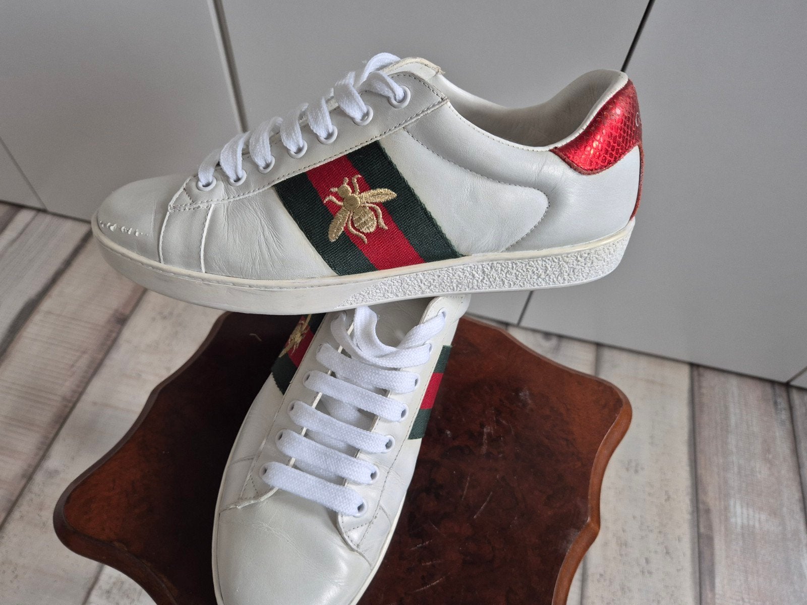 gucci 40, Kleding | Heren, Schoenen, Wit, Ophalen of Verzenden, Sneakers of Gympen, Gucci