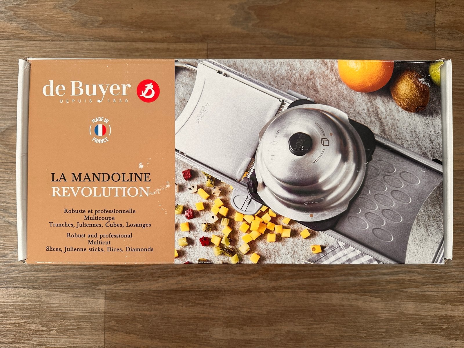 De Buyer La Mandoline Revolution - Professionele Multicutter, Ophalen of Verzenden, Metaal, Snijmachine, Overige merken