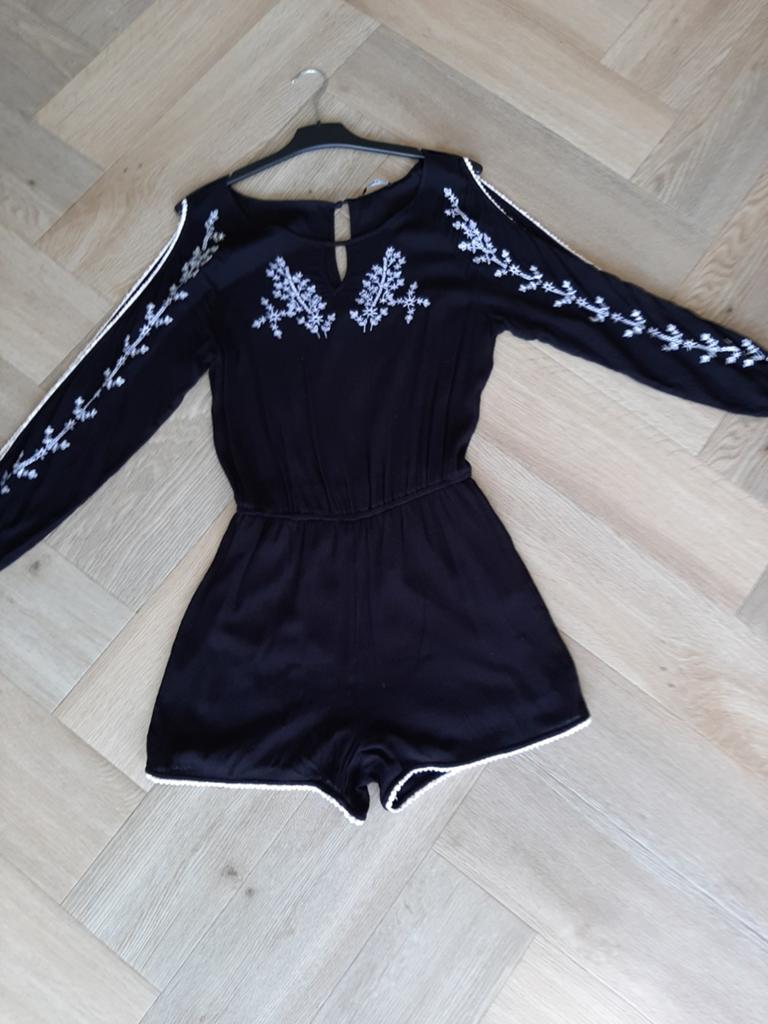 Jumpsuit zwart-wit maat 38 Only, Kleding | Dames, Jumpsuits, Maat 38/40 (M), Only, Zwart, Ophalen of Verzenden