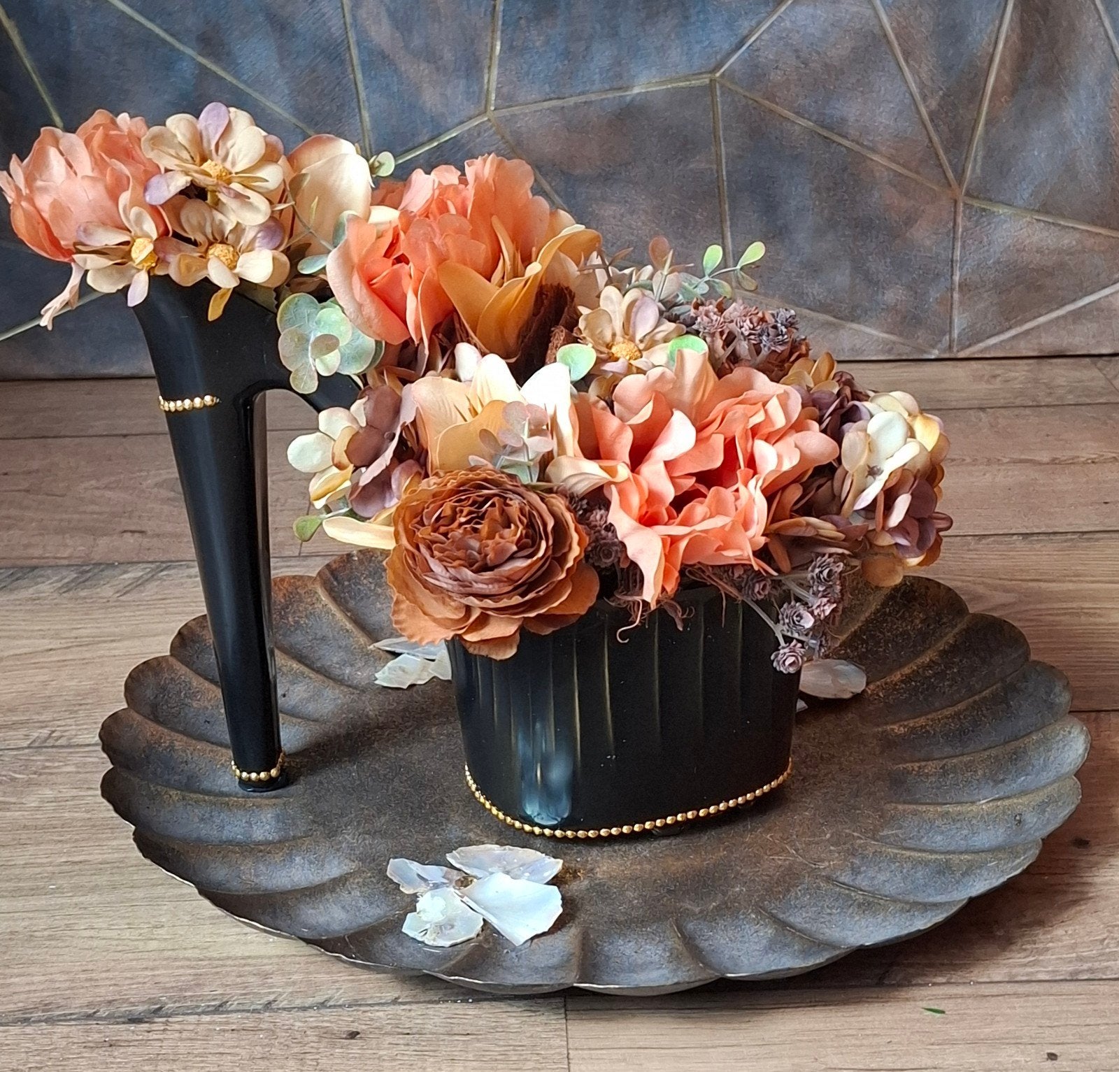 Compleet luxe hotel chic woondecoratie met zijden bloemen, Ophalen of Verzenden, Nieuw