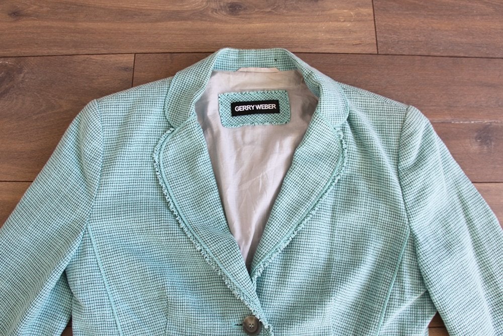 Prachtig Gerry Weber Jasje - 64 (Maat 40) € 45,-, Maat 38/40 (M), Blauw, Nieuw, Ophalen of Verzenden