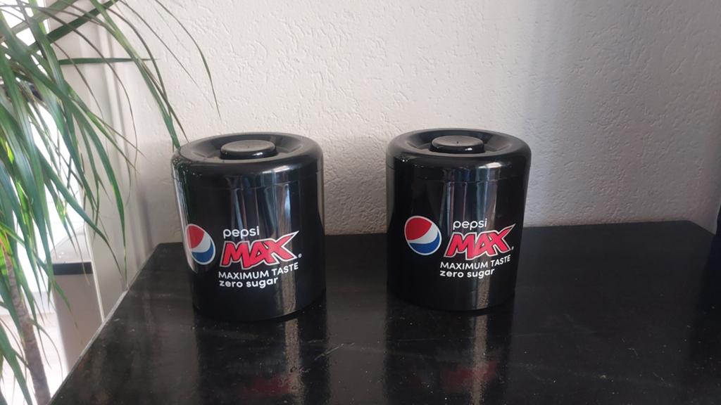 Pepsi Max IJsemmers - Set van 2, Vintage, Kunststof, Ophalen of Verzenden, Gebruikt