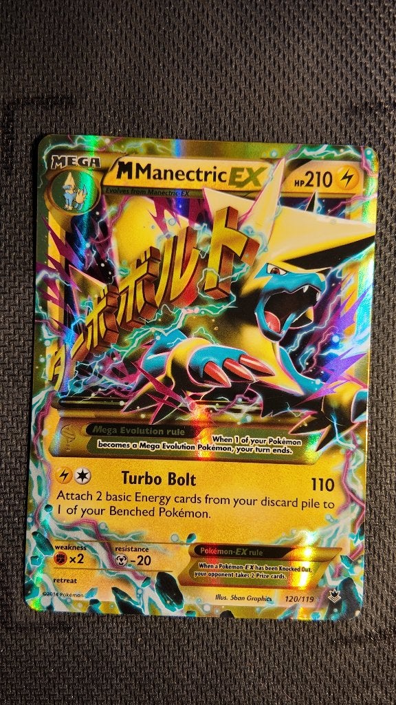 M Manectric-EX 120 Phantom Forces | Pokemon kaart, Ophalen, Zo goed als nieuw, Losse kaart, Foil