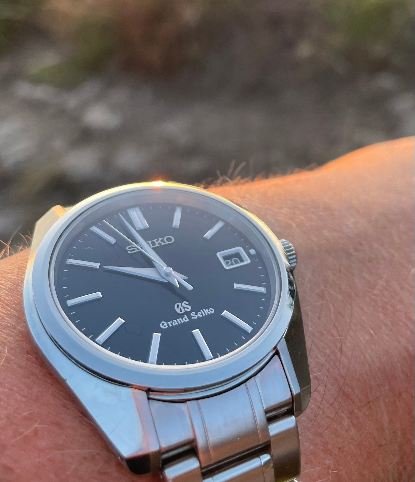 Grand Seiko SBGV007, Sieraden, Tassen en Uiterlijk, Gebruikt, Staal, Polshorloge, Ophalen of Verzenden