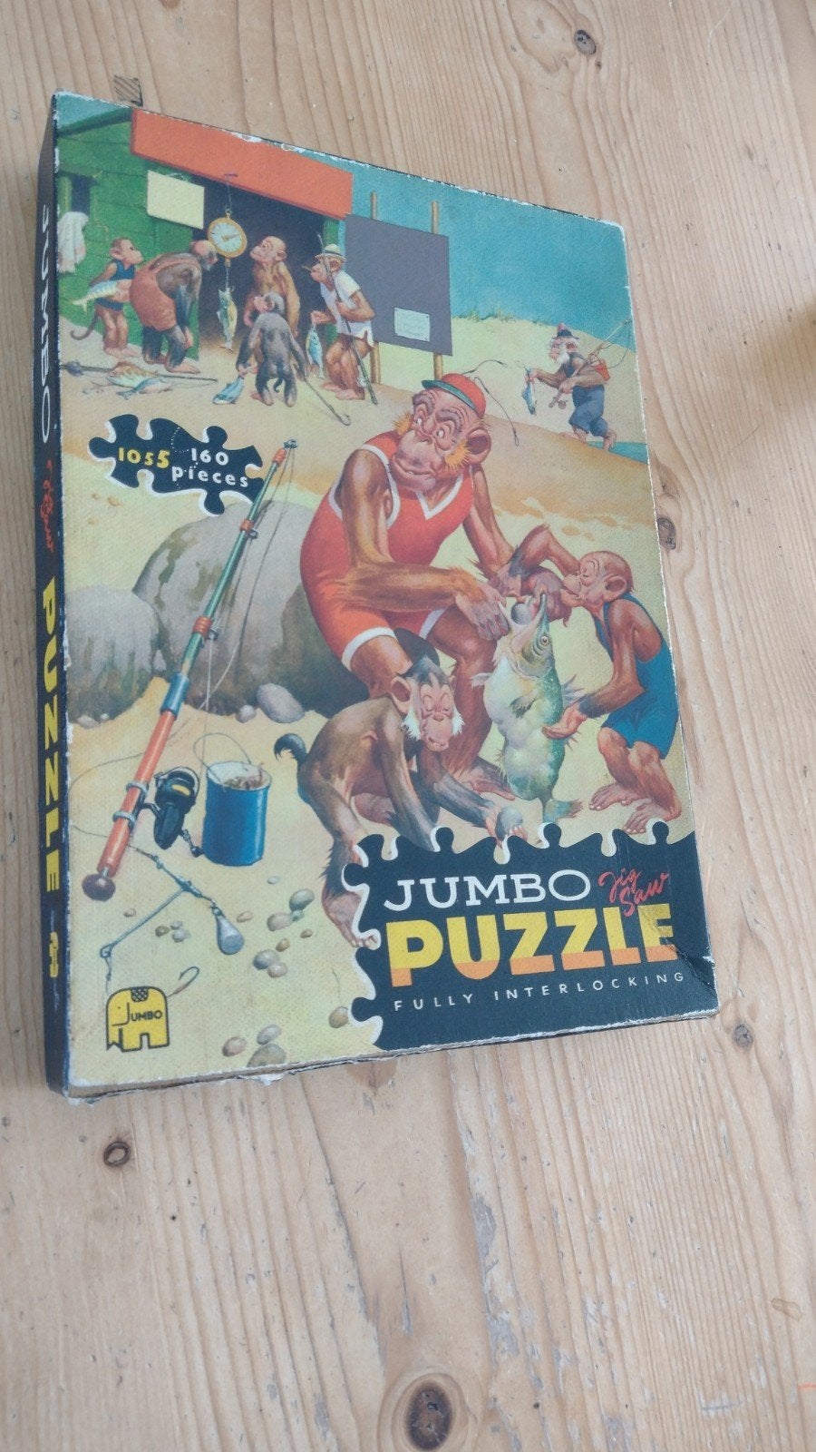 Jumbo Puzzel  vintage Compleet, Ophalen of Verzenden, 500 t/m 1500 stukjes, Gebruikt, Legpuzzel
