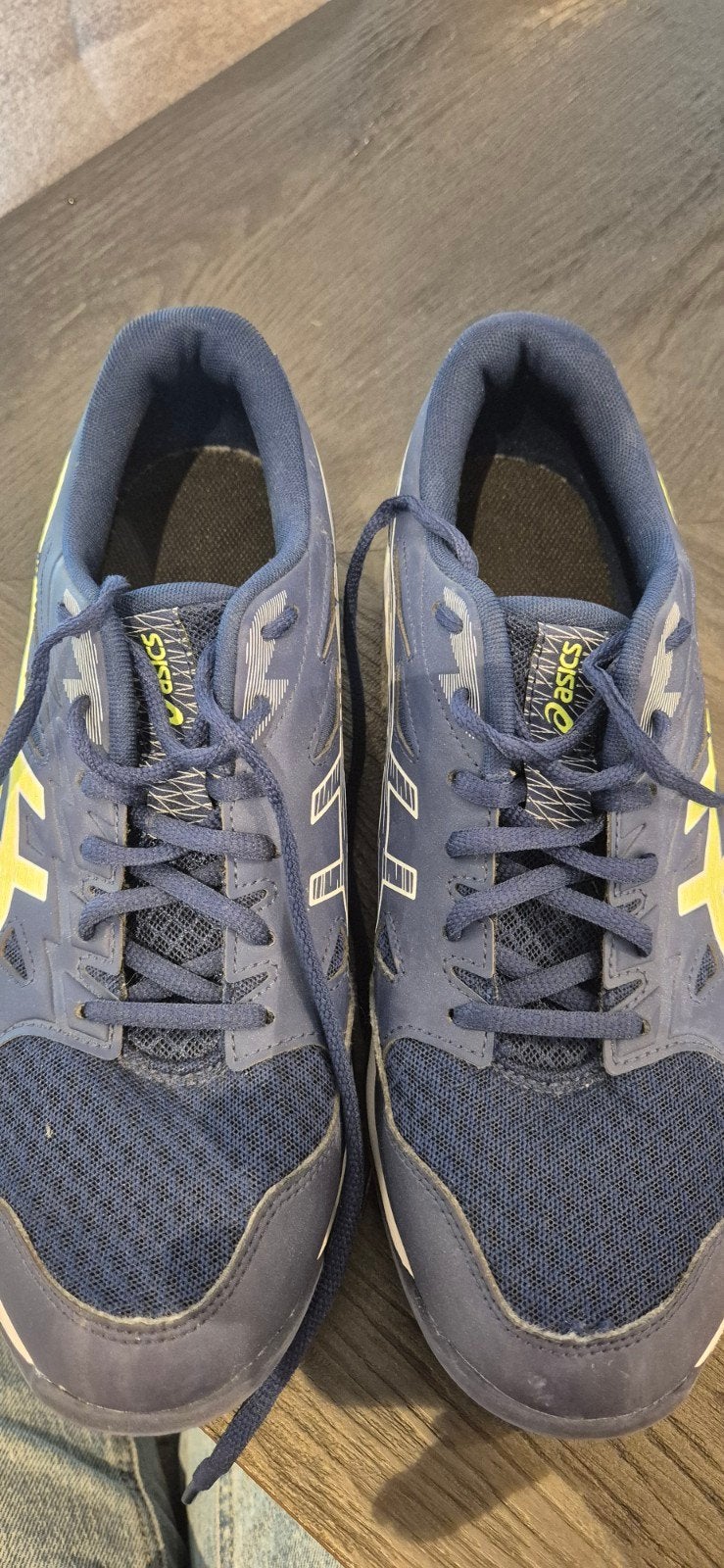 ASICS GEL-FLARE badmintonschoenen - Maat 43,5, Overige typen, Ophalen of Verzenden, Zo goed als nieuw, Overige sporten