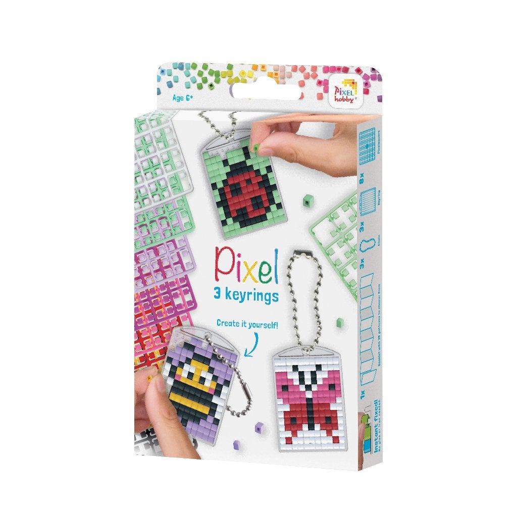 Pixelhobby Create it yourself medaillon set insecten, ., Dieren, Nieuw, Ophalen of Verzenden