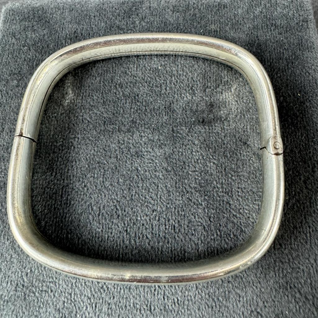 ZIlveren Armband | slavenband | 24,69g | 6cm | 408088, Ophalen of Verzenden, Gebruikt, Zilver, Zilver