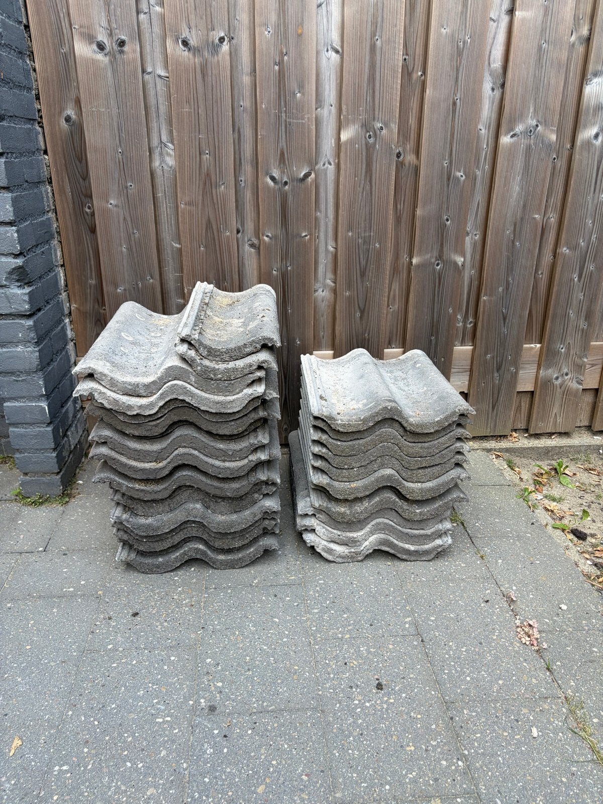 Gratis dakpannen, Ophalen, Gebruikt, Steen of Klei, Dakpannen