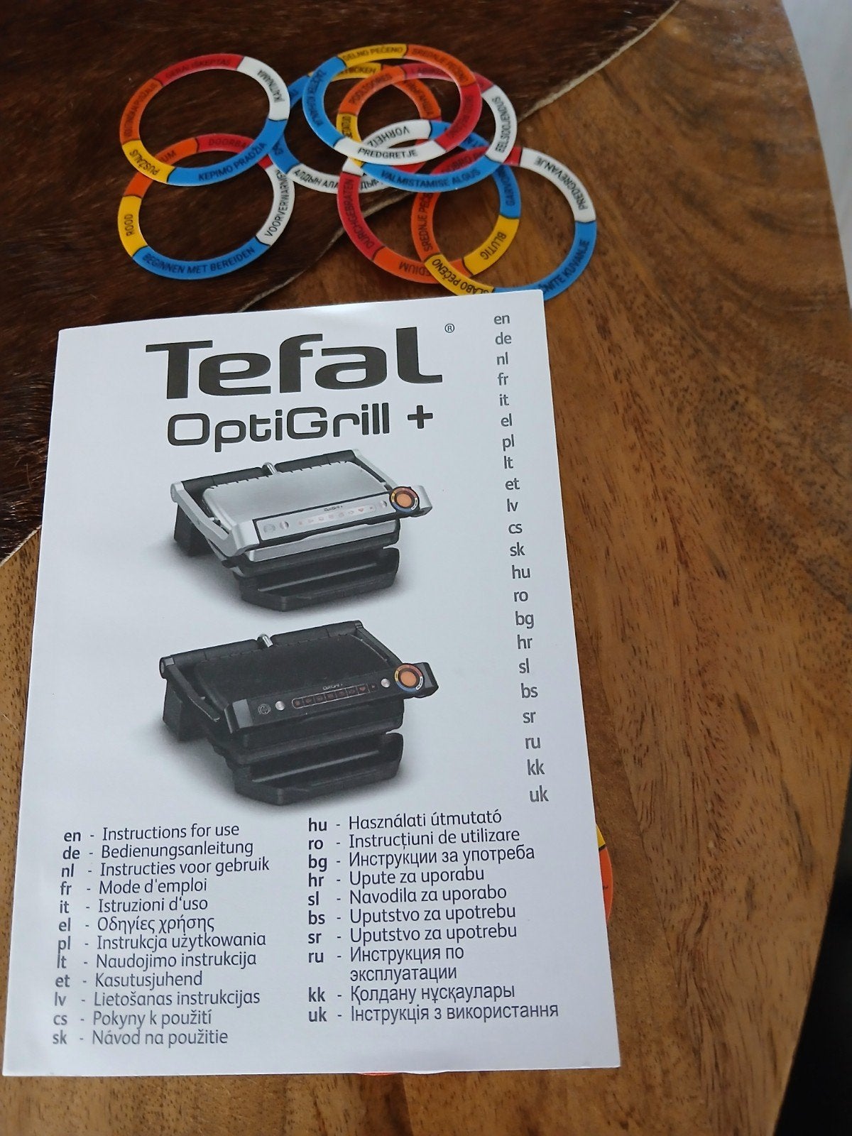 Tefal optigrill +, Witgoed en Apparatuur, Ophalen, Vaatwasmachinebestendig, Nieuw, Tafelgrill
