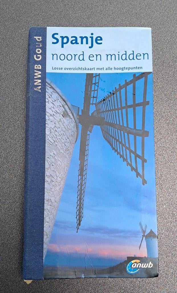 ANWB Goud Spanje Noord en Midden (zonder overzichtskaart), Boeken, Reisgidsen, Europa, Ophalen of Verzenden, Reisgids of -boek