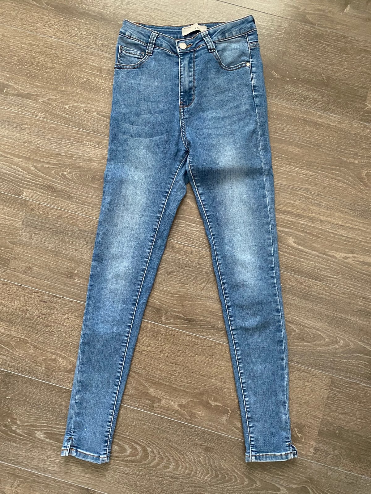 Dames meisjes skinny spijkerbroek maat 36 S 176 van LAULIA, Blauw, Ophalen of Verzenden, Zo goed als nieuw, W28 - W29 (confectie 36)