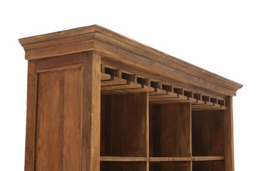 Teak wijnkast 180 cm / drankkast / barkast, Verzenden, Nieuw