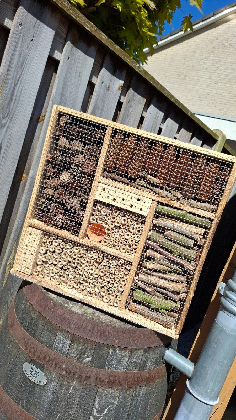 Insectenhotel, Tuin en Terras, Nieuw, Ophalen of Verzenden, Draaipoort, 150 tot 200 cm