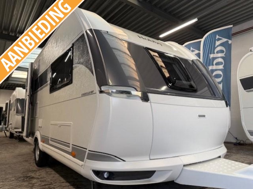 Hobby Excellent 460 SL 2026, Caravans en Kamperen, Schokbreker, Hobby, Bedrijf, Treinzit