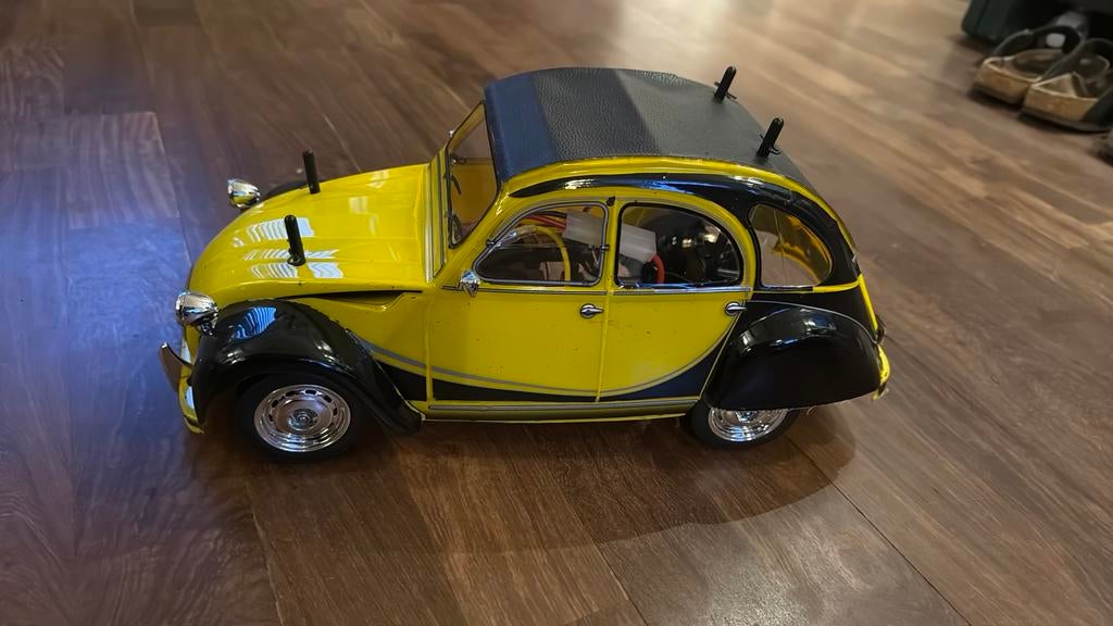 Tamiya 2cv charlston, Nieuw, Schaal 1:10, Auto onroad, Ophalen