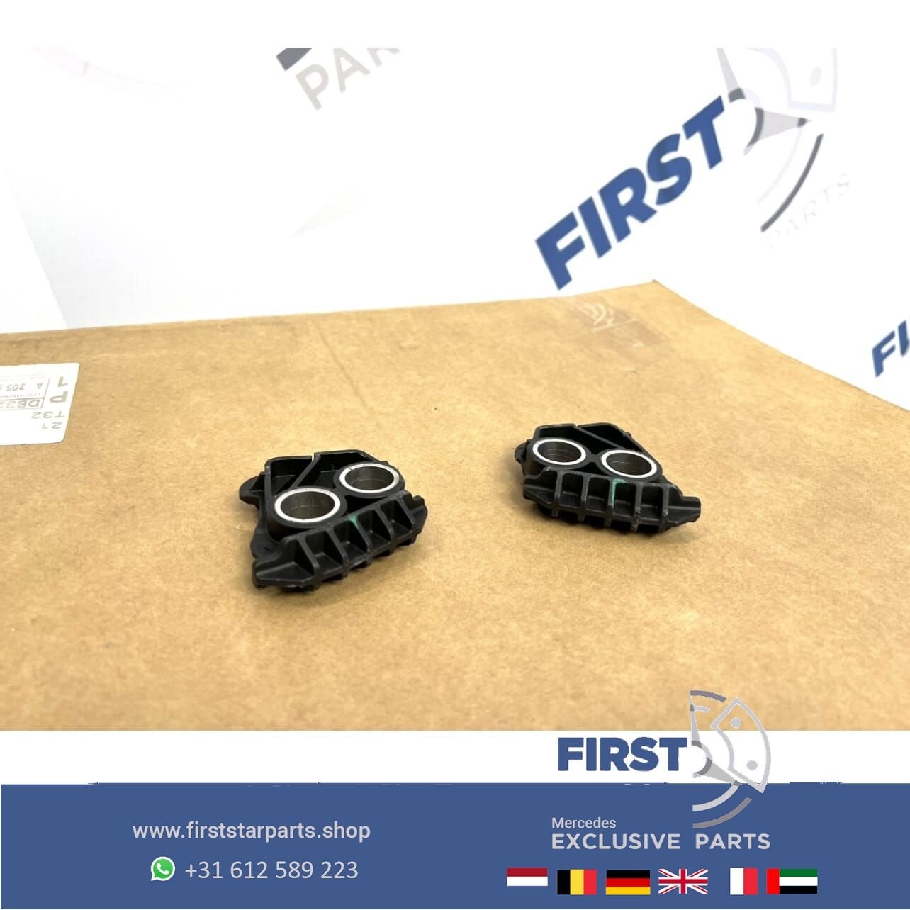 W205 C63s AMG FRONT HOUDER SET LINKS+RECHTS Mercedes C Klass, Gebruikt, -, Ophalen of Verzenden, -