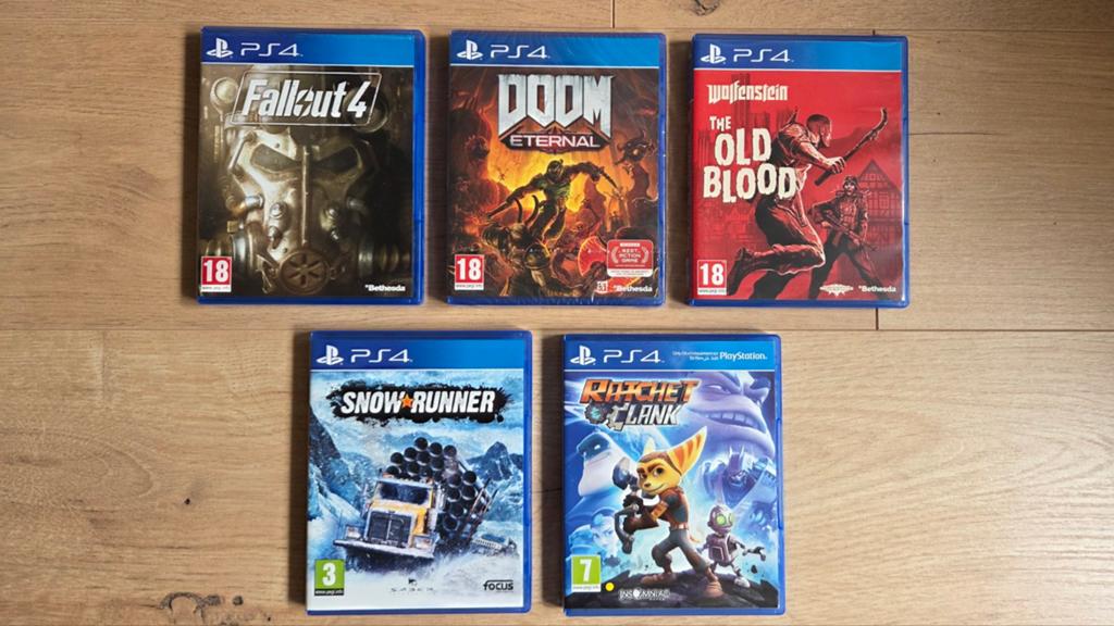 Vijf Playstation 4 games, in één koop, Spelcomputers en Games, Avontuur en Actie, Vanaf 18 jaar, 1 speler, Ophalen of Verzenden