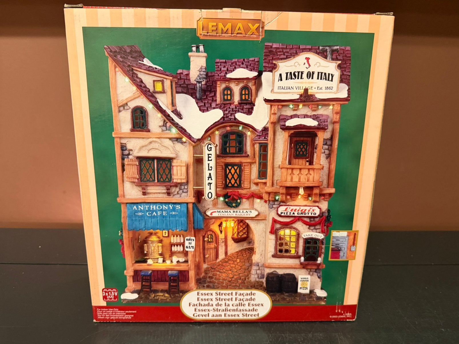 Lemax A taste of Italy (façades) . KERSTDORP, Ophalen of Verzenden, Zo goed als nieuw